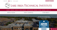 Desktop Screenshot of lakeareatech.edu